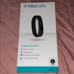 Black FitBit Alta never used new in box
